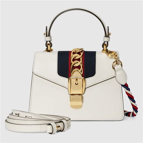 gucci sylvie mini outfit|gucci mini sylvie top handle bag.